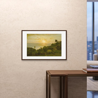 Orlonzo - FRAMED PRINT DARK WOOD 9060cm3624 ROOM