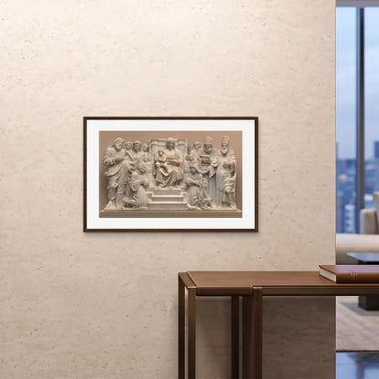 Orlonzo - FRAMED PRINT DARK WOOD 9060cm3624 ROOM