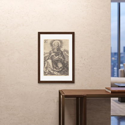 Orlonzo - FRAMED PRINT DARK WOOD A1594x841cm ROOM