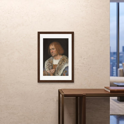 Orlonzo - FRAMED PRINT DARK WOOD A1594x841cm ROOM