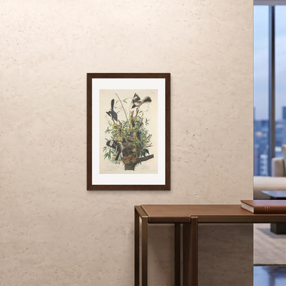 Orlonzo - FRAMED PRINT DARK WOOD A1594x841cm ROOM