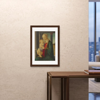Orlonzo - FRAMED PRINT DARK WOOD A1594x841cm ROOM
