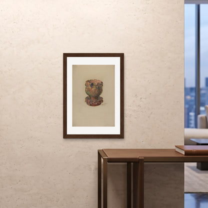 Orlonzo - FRAMED PRINT DARK WOOD A1594x841cm ROOM