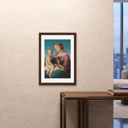 Orlonzo - FRAMED PRINT DARK WOOD A1594x841cm ROOM