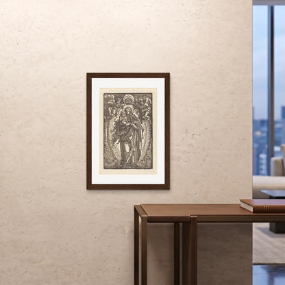 Orlonzo - FRAMED PRINT DARK WOOD A1594x841cm ROOM