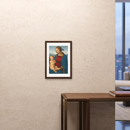 Orlonzo - FRAMED PRINT DARK WOOD A242x594cm ROOM