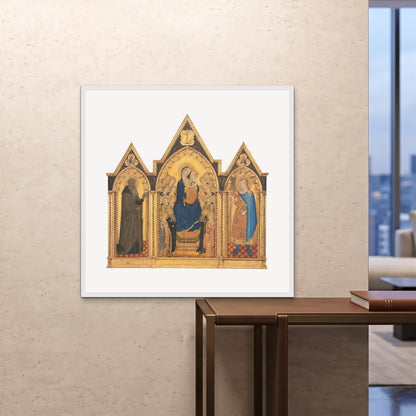 Orlonzo - FRAMED PRINT WHITE 100100cm4040 ROOM