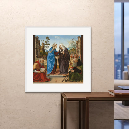 Orlonzo - FRAMED PRINT WHITE 100100cm4040 ROOM