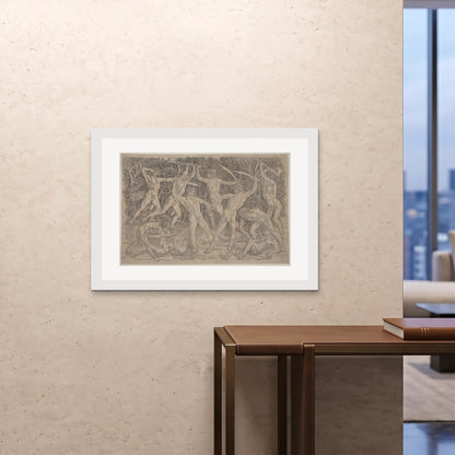Orlonzo - FRAMED PRINT WHITE 10070cm4028 ROOM