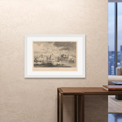 Orlonzo - FRAMED PRINT WHITE 10070cm4028 ROOM