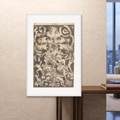 Orlonzo - FRAMED PRINT WHITE 100x150cm40x60 ROOM