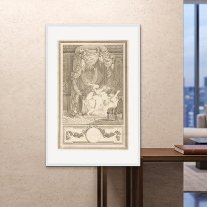Orlonzo - FRAMED PRINT WHITE 100x150cm40x60 ROOM