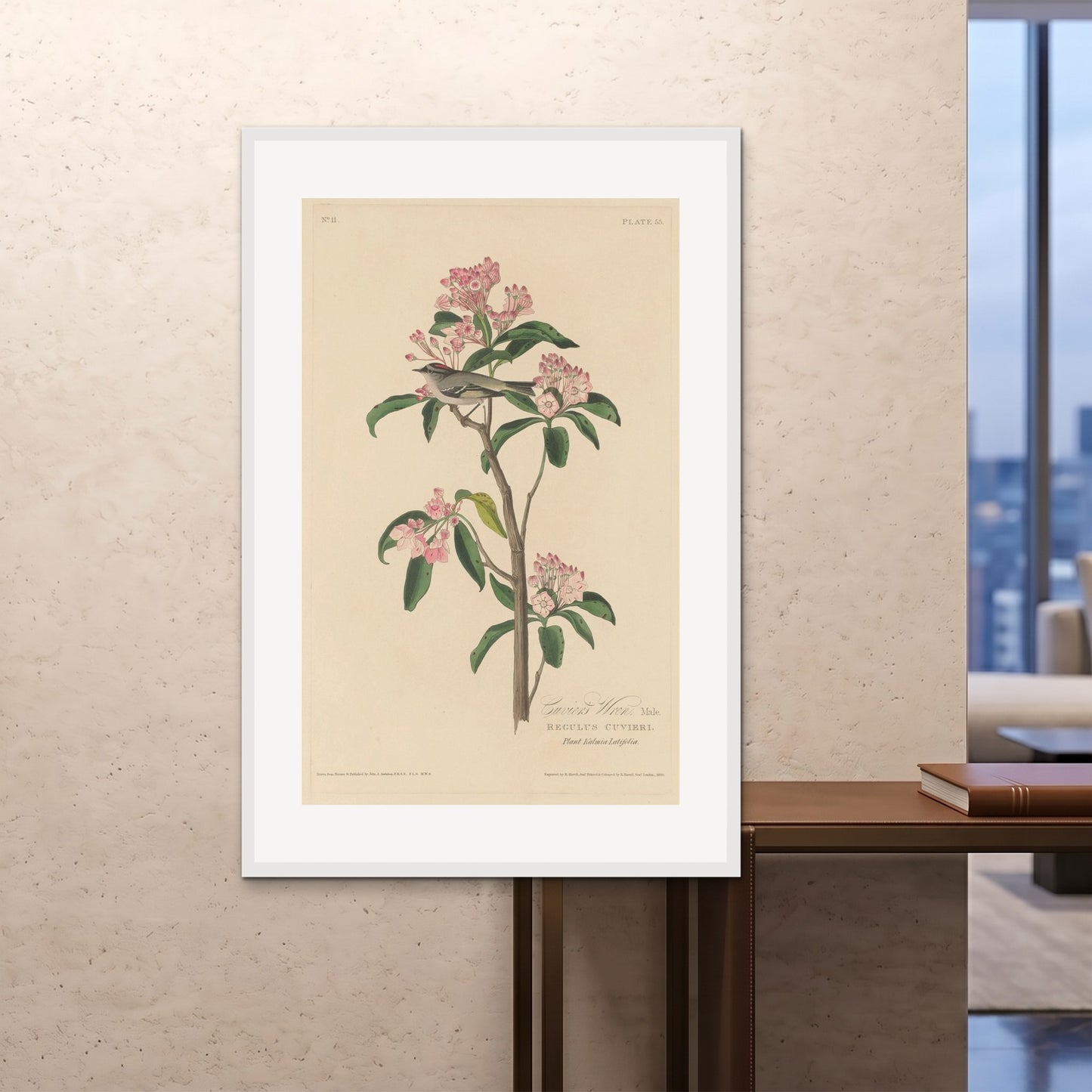 Orlonzo - FRAMED PRINT WHITE 100x150cm40x60 ROOM