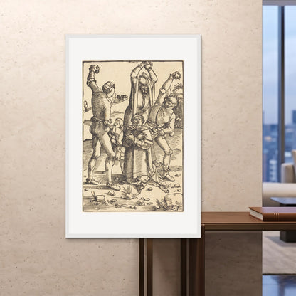 Orlonzo - FRAMED PRINT WHITE 100x150cm40x60 ROOM