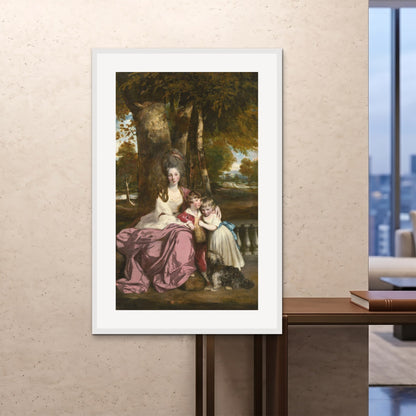 Orlonzo - FRAMED PRINT WHITE 100x150cm40x60 ROOM