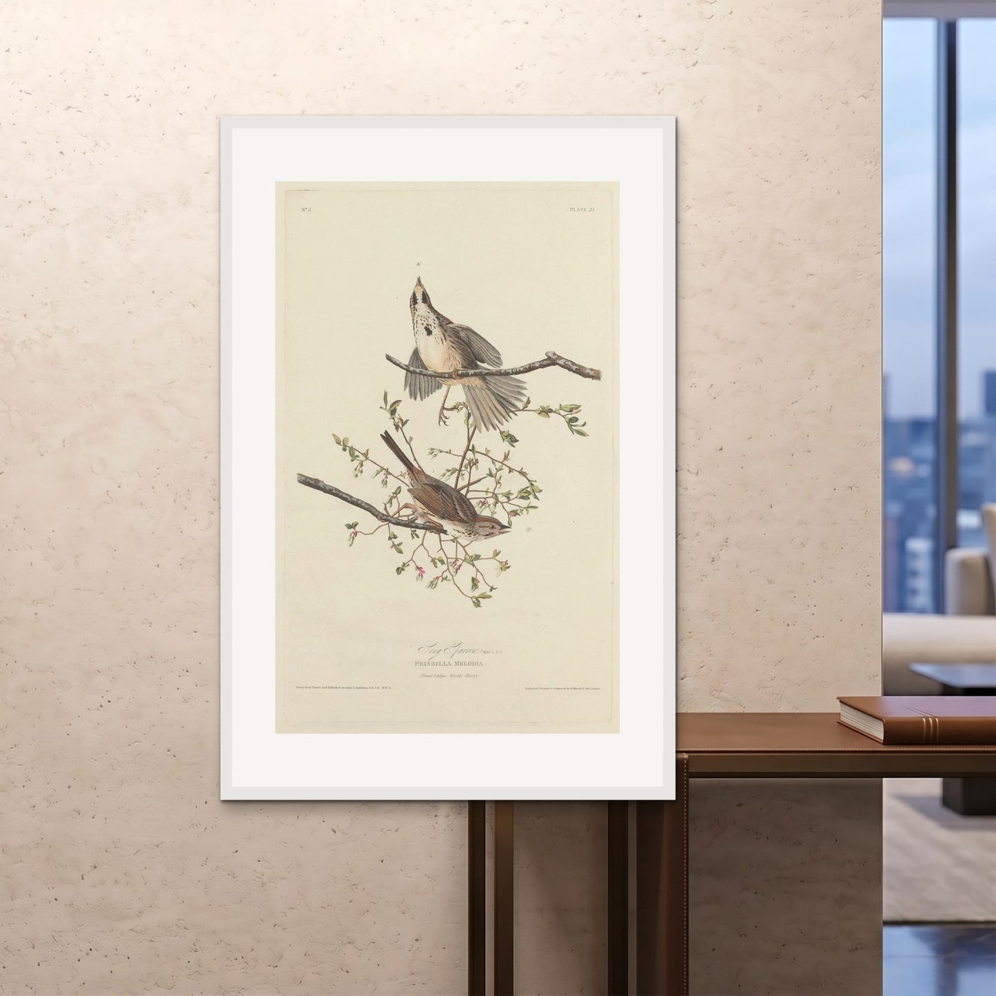 Orlonzo - FRAMED PRINT WHITE 100x150cm40x60 ROOM