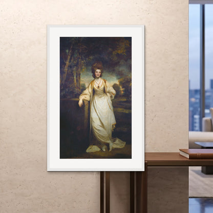 Orlonzo - FRAMED PRINT WHITE 100x150cm40x60 ROOM