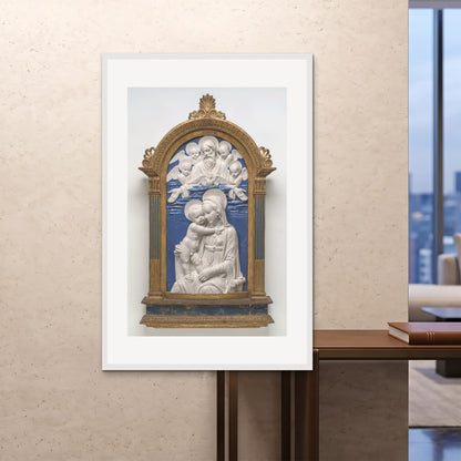 Orlonzo - FRAMED PRINT WHITE 100x150cm40x60 ROOM