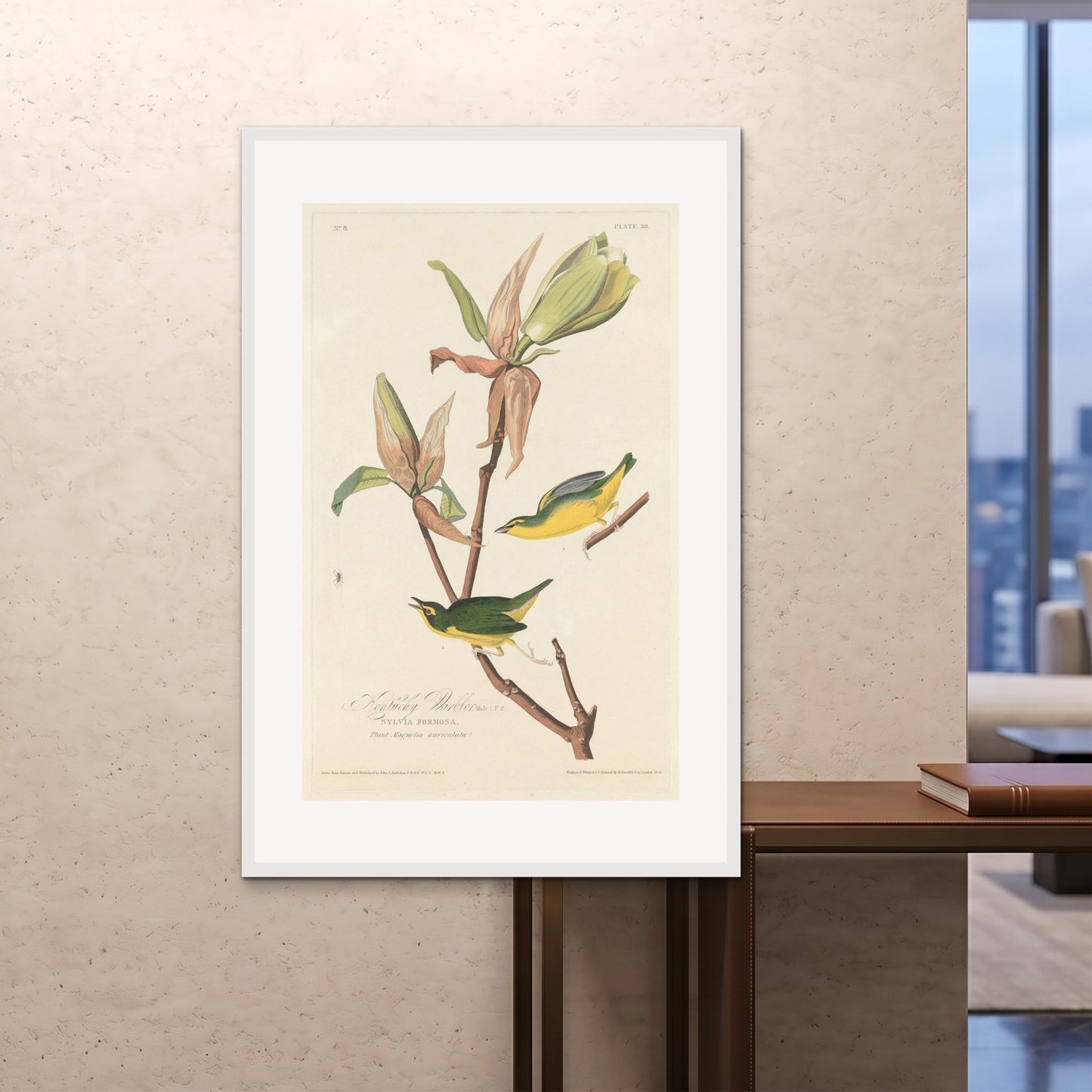 Orlonzo - FRAMED PRINT WHITE 100x150cm40x60 ROOM