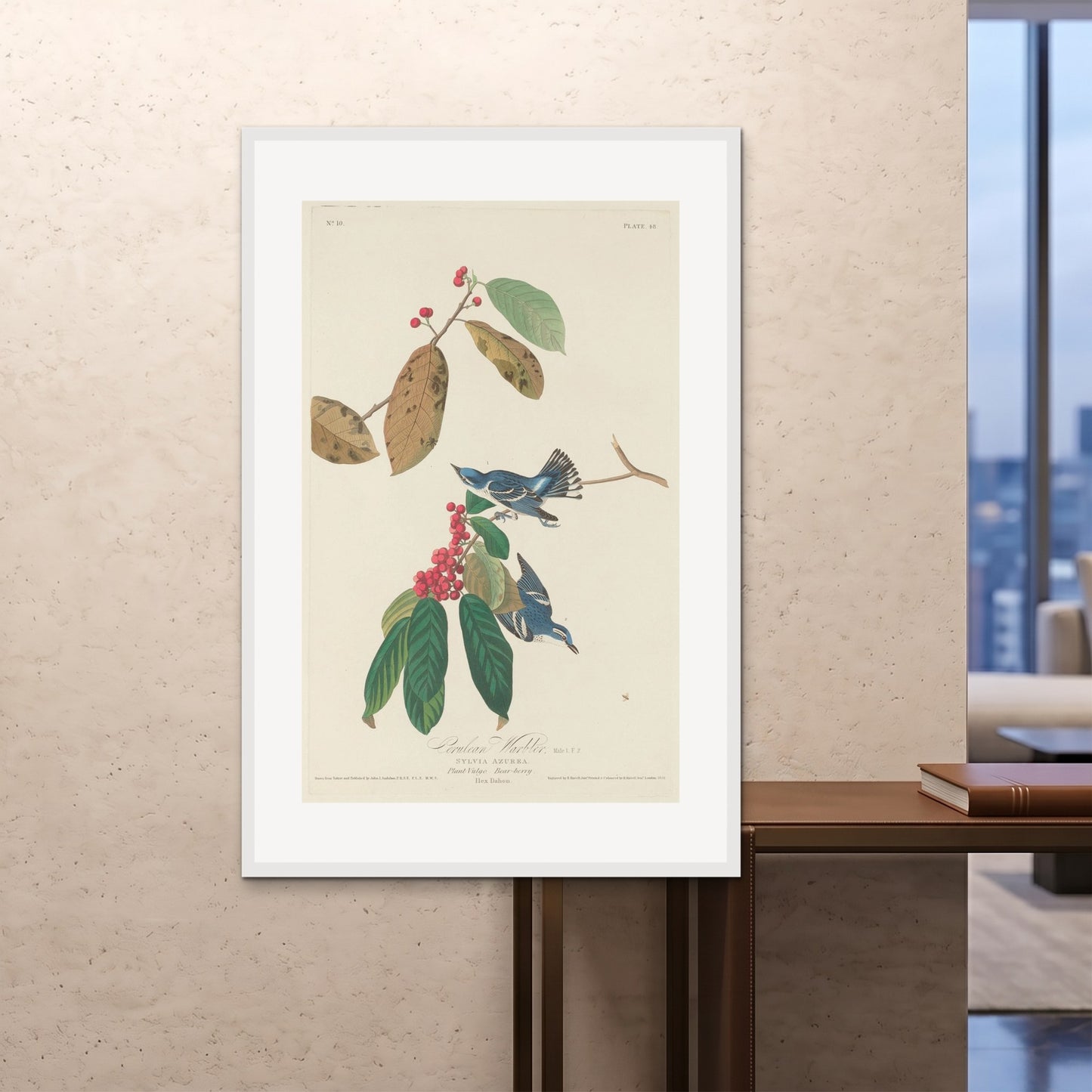 Orlonzo - FRAMED PRINT WHITE 100x150cm40x60 ROOM
