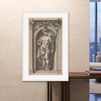 Orlonzo - FRAMED PRINT WHITE 100x150cm40x60 ROOM
