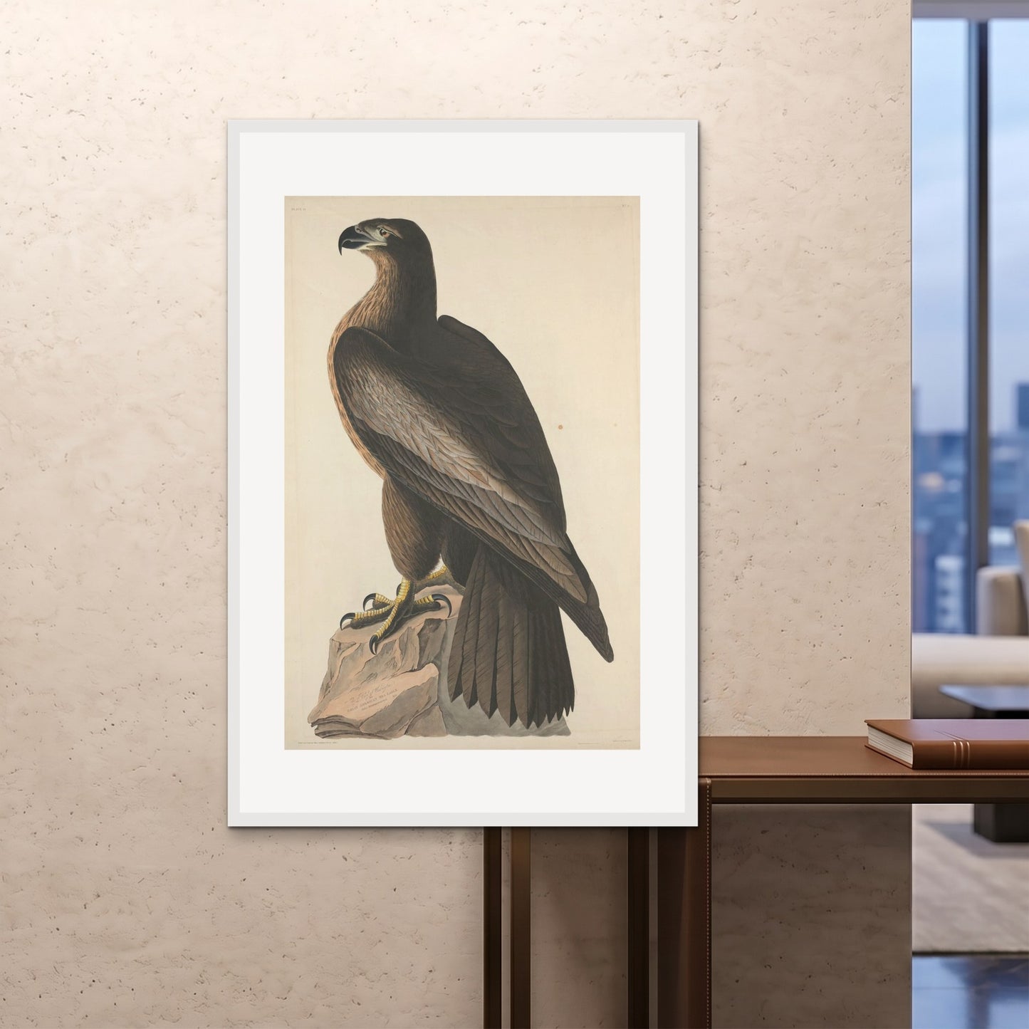 Orlonzo - FRAMED PRINT WHITE 100x150cm40x60 ROOM