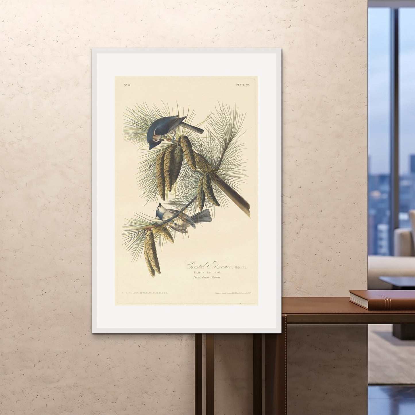 Orlonzo - FRAMED PRINT WHITE 100x150cm40x60 ROOM