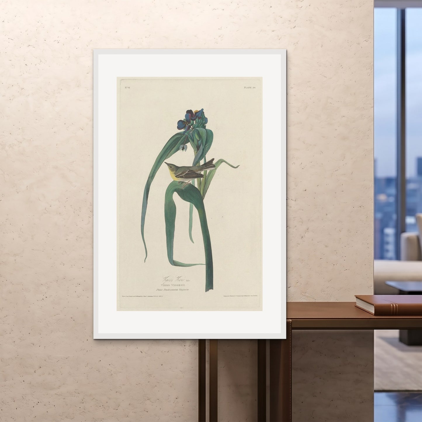 Orlonzo - FRAMED PRINT WHITE 100x150cm40x60 ROOM