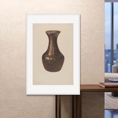 Orlonzo - FRAMED PRINT WHITE 100x150cm40x60 ROOM
