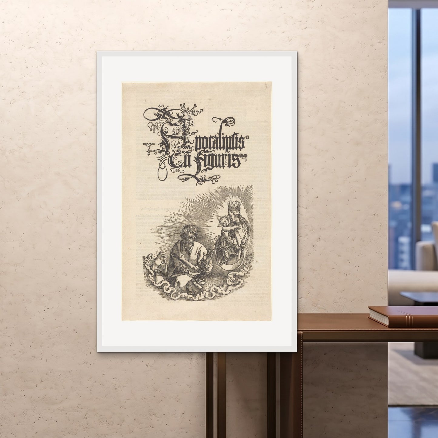 Orlonzo - FRAMED PRINT WHITE 100x150cm40x60 ROOM