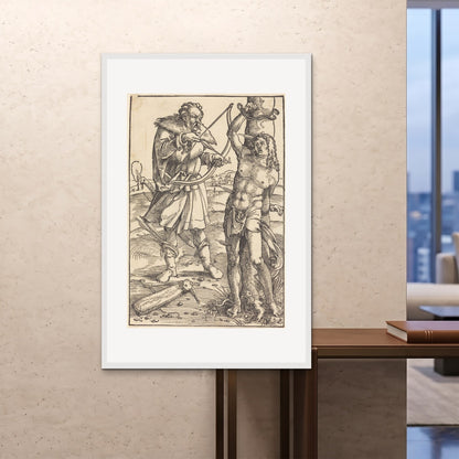 Orlonzo - FRAMED PRINT WHITE 100x150cm40x60 ROOM