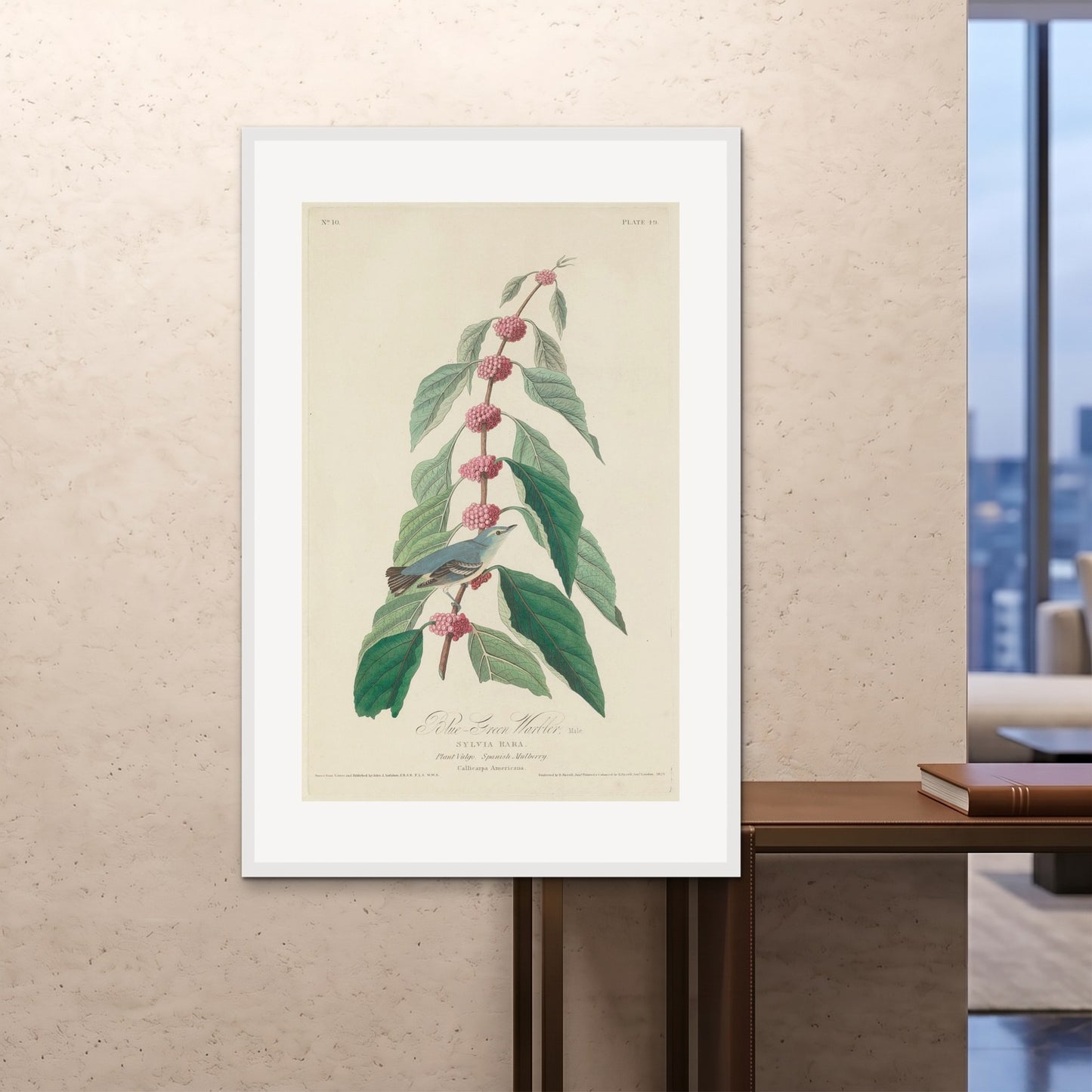 Orlonzo - FRAMED PRINT WHITE 100x150cm40x60 ROOM