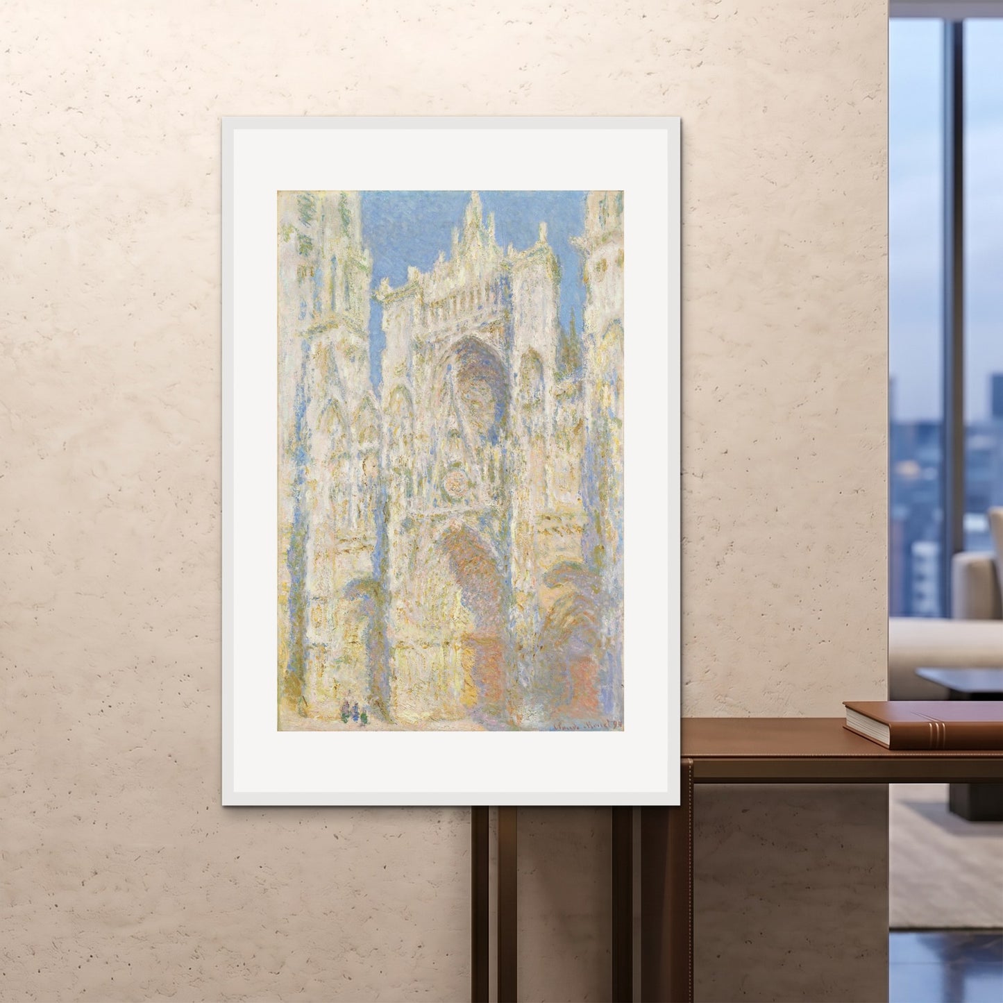 Orlonzo - FRAMED PRINT WHITE 100x150cm40x60 ROOM