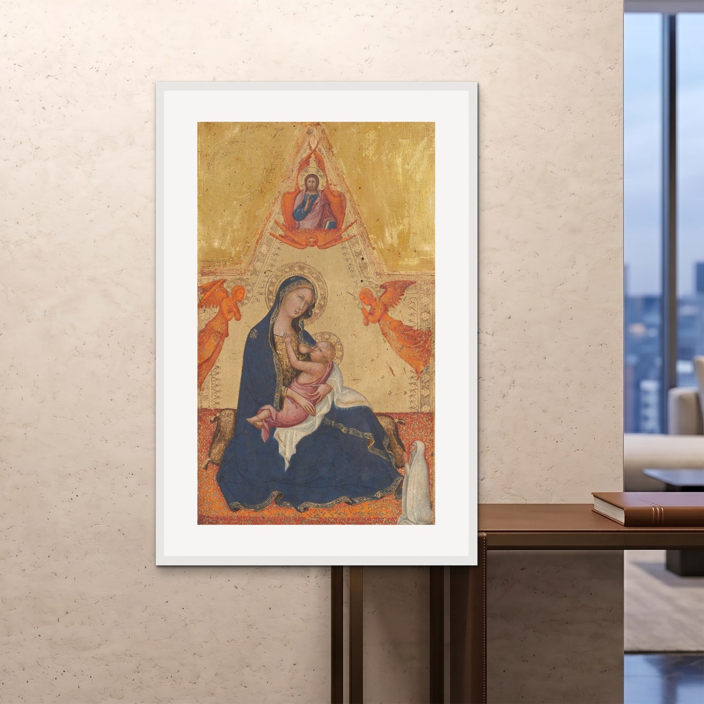 Orlonzo - FRAMED PRINT WHITE 100x150cm40x60 ROOM