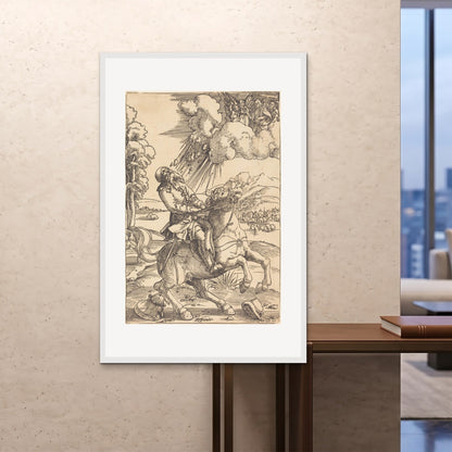Orlonzo - FRAMED PRINT WHITE 100x150cm40x60 ROOM
