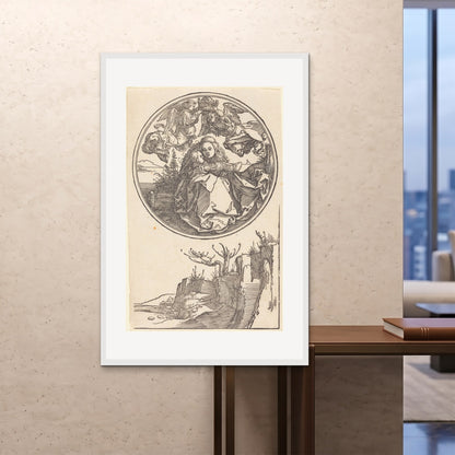 Orlonzo - FRAMED PRINT WHITE 100x150cm40x60 ROOM