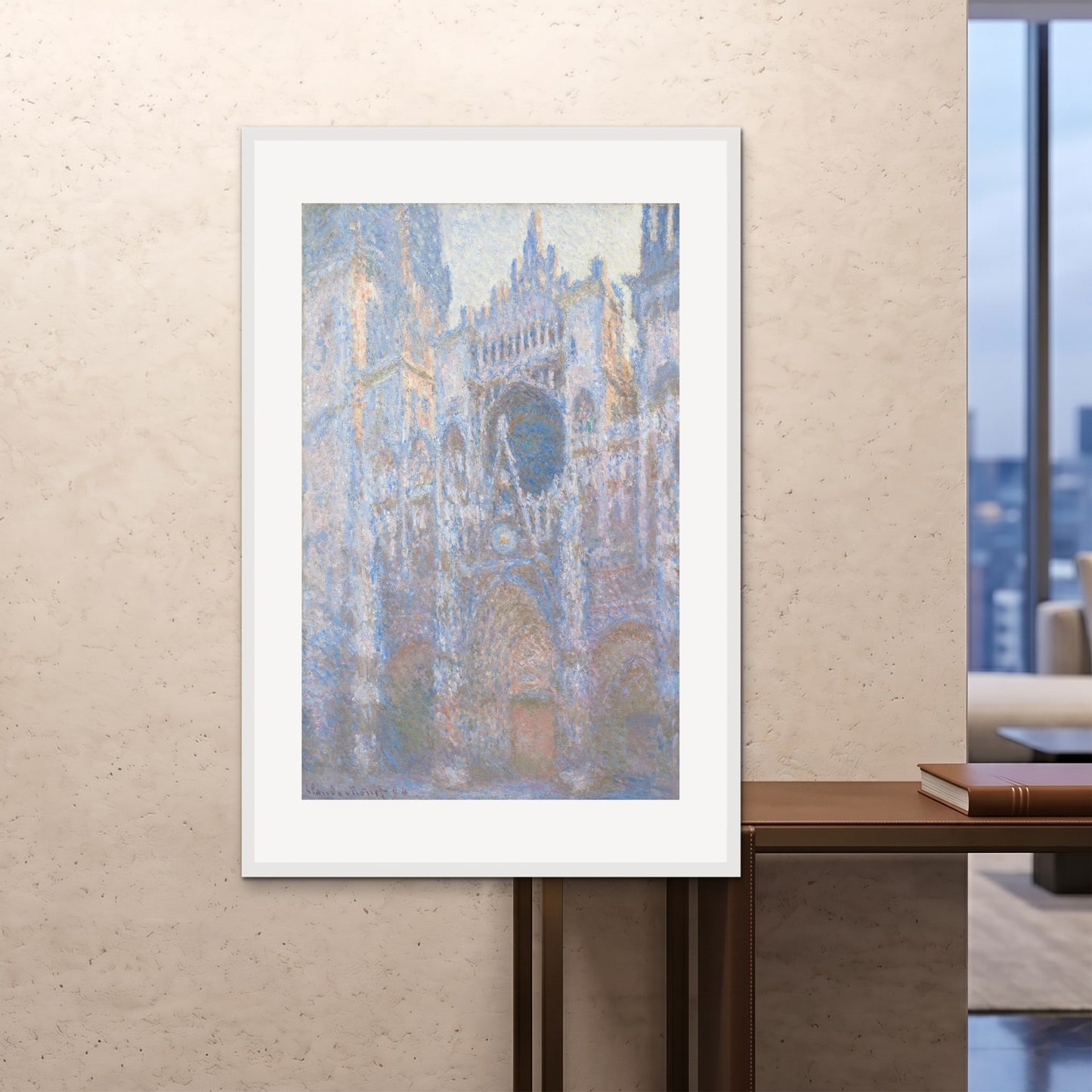 Orlonzo - FRAMED PRINT WHITE 100x150cm40x60 ROOM