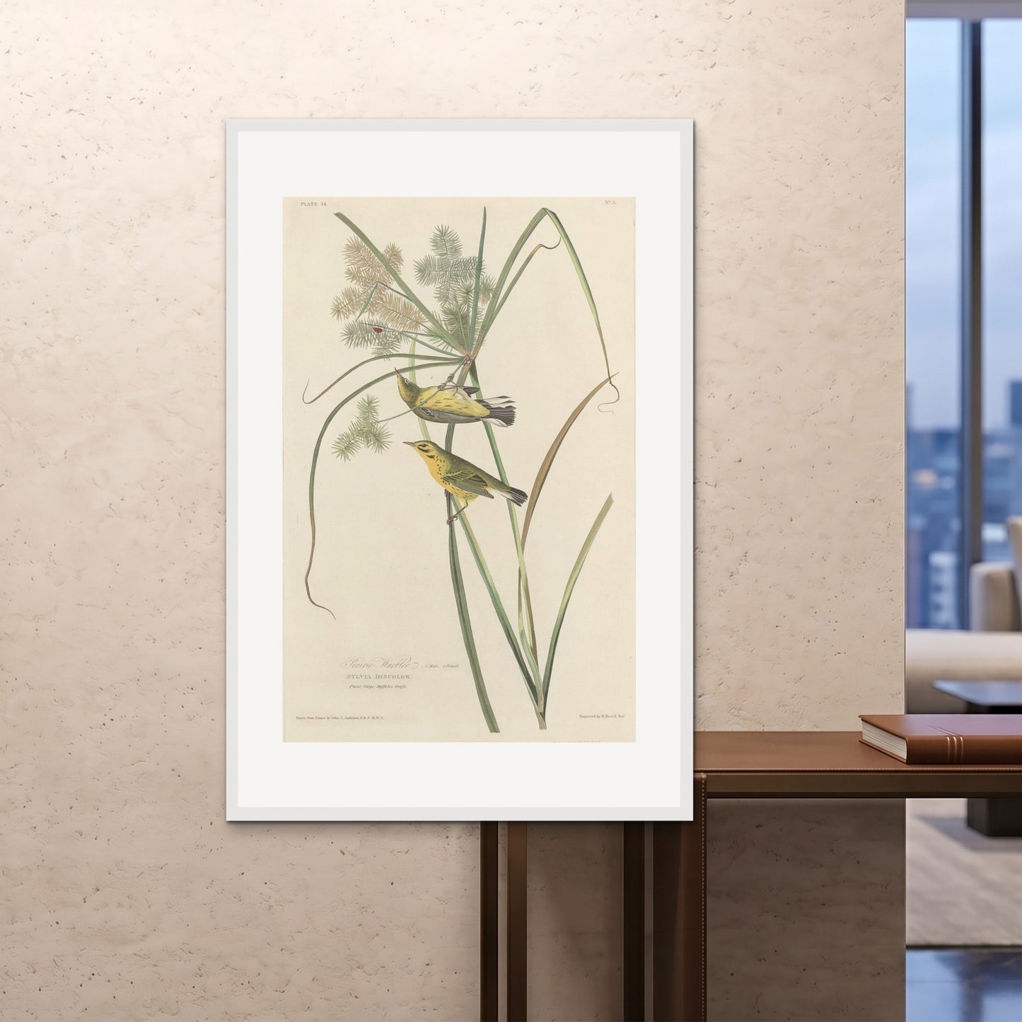 Orlonzo - FRAMED PRINT WHITE 100x150cm40x60 ROOM