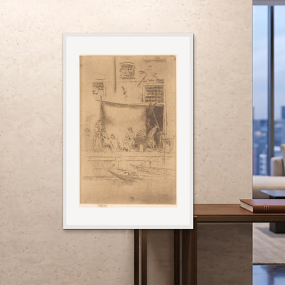 Orlonzo - FRAMED PRINT WHITE 100x150cm40x60 ROOM