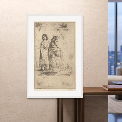 Orlonzo - FRAMED PRINT WHITE 100x150cm40x60 ROOM