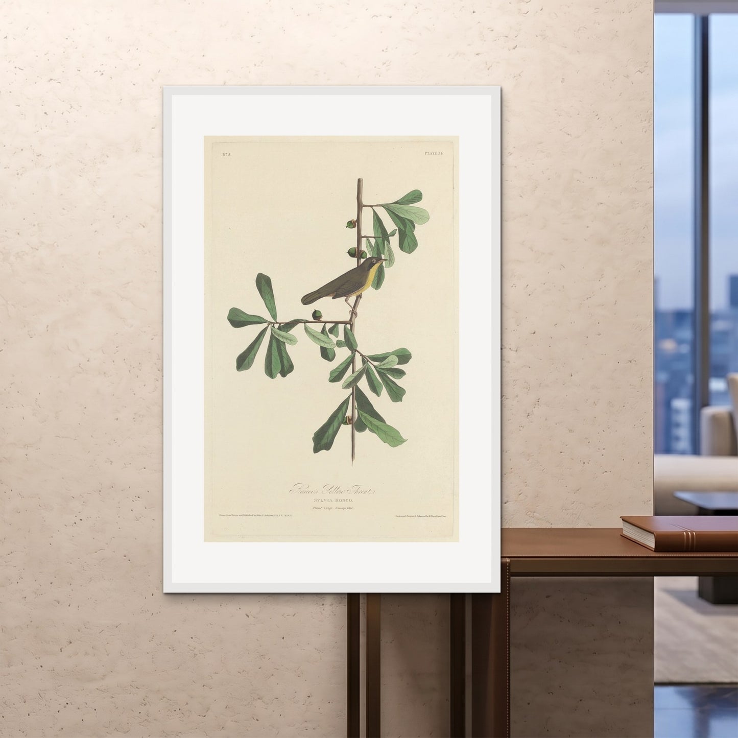 Orlonzo - FRAMED PRINT WHITE 100x150cm40x60 ROOM