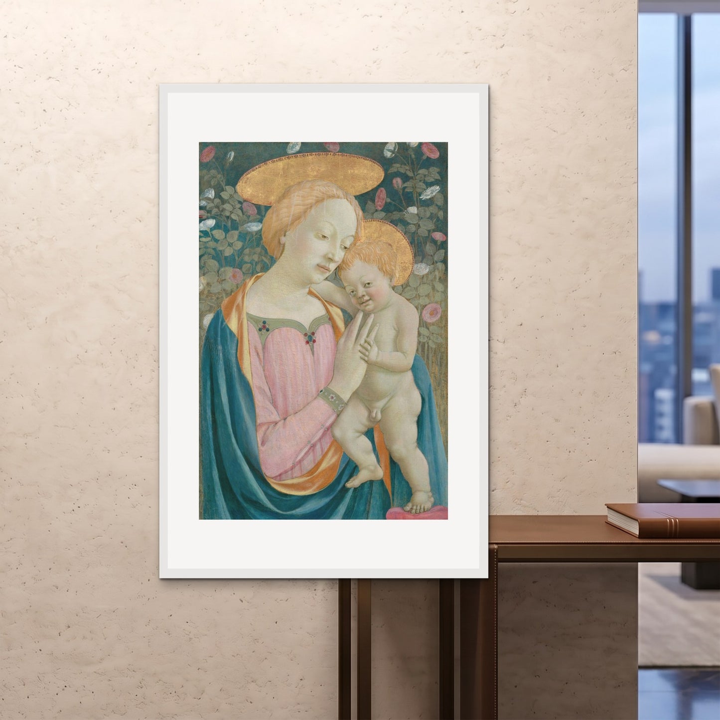 Orlonzo - FRAMED PRINT WHITE 100x150cm40x60 ROOM