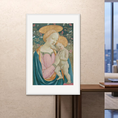 Orlonzo - FRAMED PRINT WHITE 100x150cm40x60 ROOM