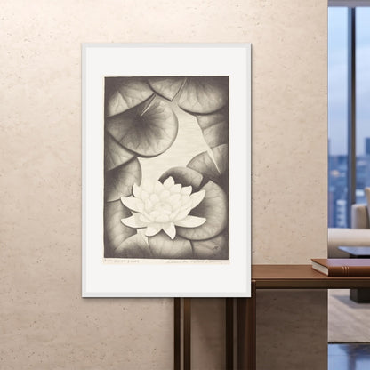 Orlonzo - FRAMED PRINT WHITE 100x150cm40x60 ROOM