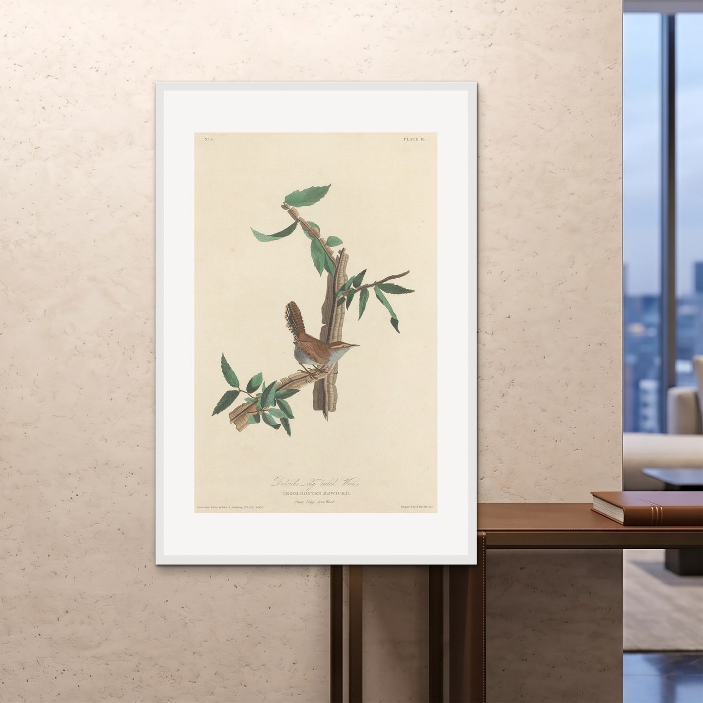 Orlonzo - FRAMED PRINT WHITE 100x150cm40x60 ROOM