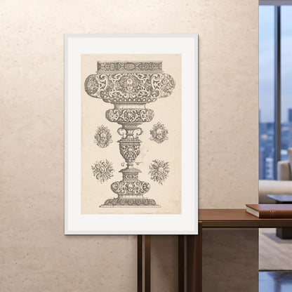 Orlonzo - FRAMED PRINT WHITE 100x150cm40x60 ROOM