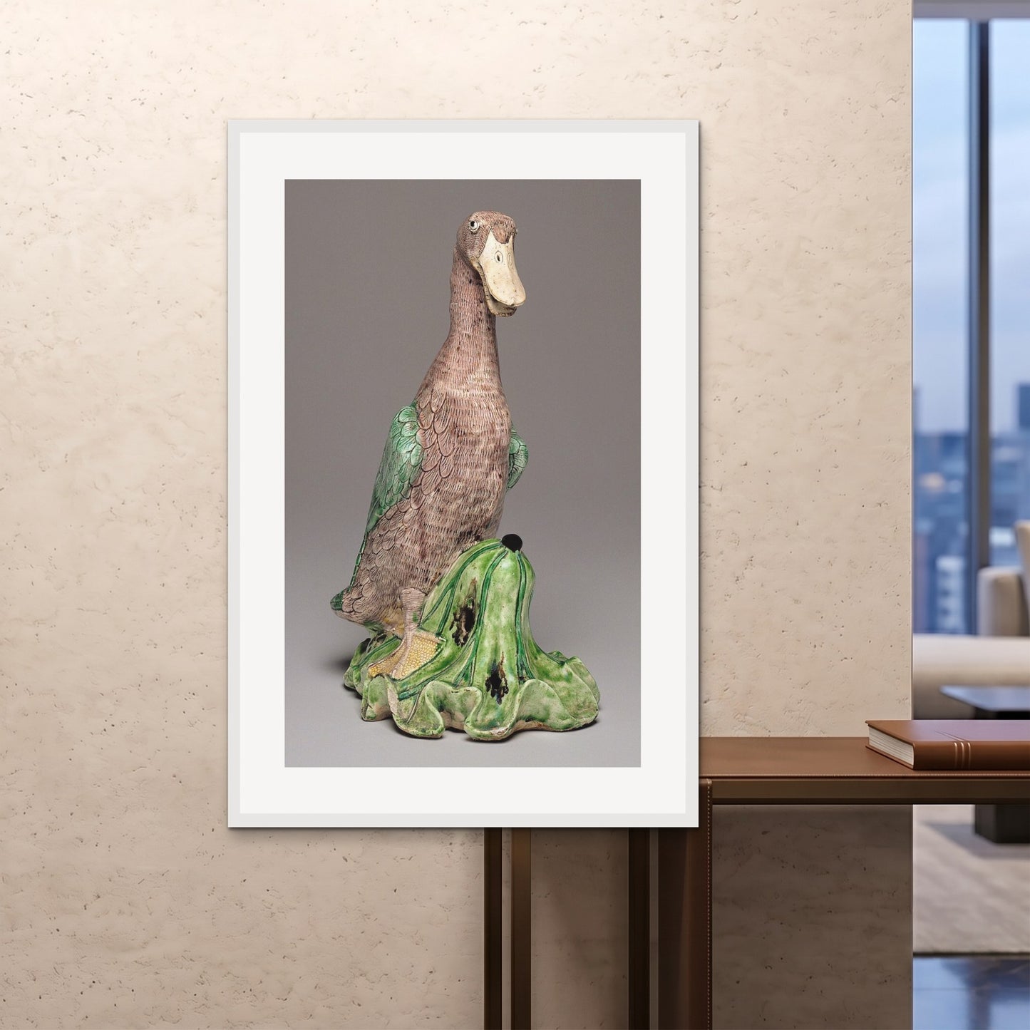 Orlonzo - FRAMED PRINT WHITE 100x150cm40x60 ROOM