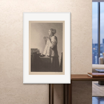 Orlonzo - FRAMED PRINT WHITE 100x150cm40x60 ROOM