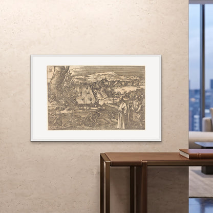 Orlonzo - FRAMED PRINT WHITE 12080cm4832 ROOM