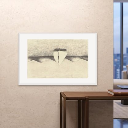 Orlonzo - FRAMED PRINT WHITE 12080cm4832 ROOM